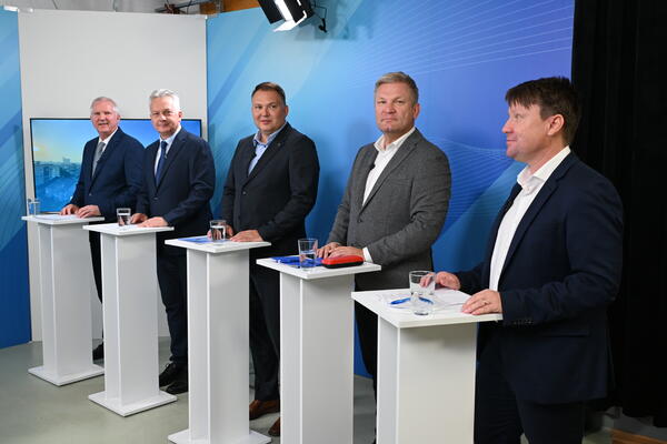 VIDEO: Kdo bo vodil Mursko Soboto? Pet kandidatov o stanovanjih, položnicah in milijonskih projektih