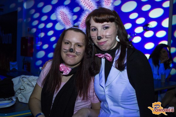 FOTO: Zabava z maskami in Sandijem Cenovom v BTC-ju