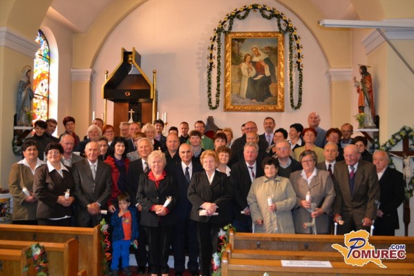 FOTO: Srečanje zakonskih jubilantov v Bakovcih
