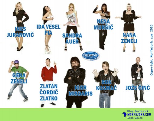 Big Brother slavnih: Prvi vtisi o tekmovalcih