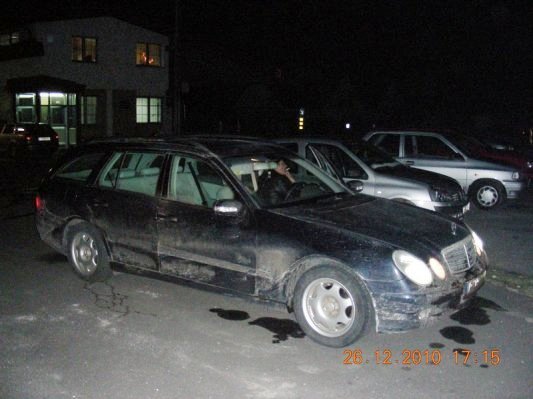 V bližini Murske Sobote odkrili ukraden Mercedes