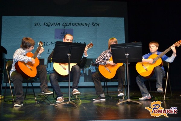FOTO: Mladi glasbeniki so se v Murski Soboti predstavili na 34. reviji glasbenih šol