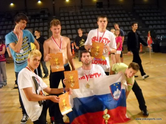 Zekojevi plesalci so tekmovali na evropskem prvenstvu