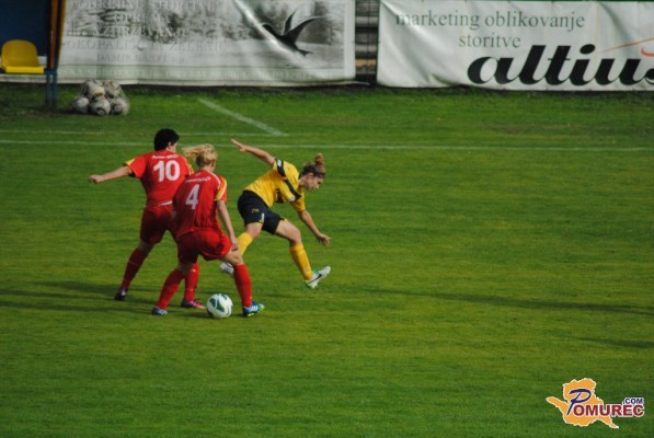Nogometašice Teleing Pomurja na derbiju odpravile Rudar Škale s 5:1