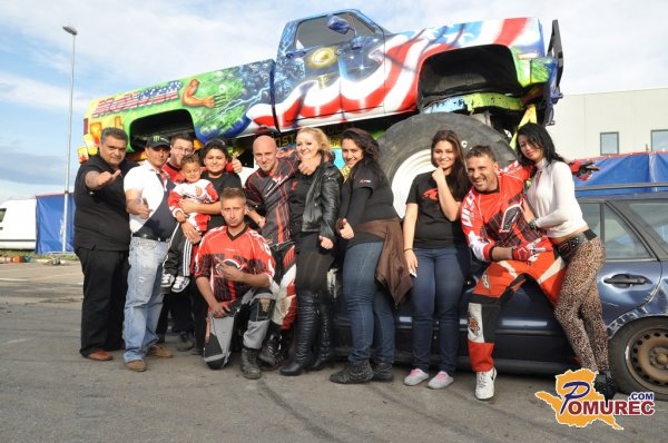 FOTO in VIDEO: Adrenalin, triki z ognjem, tokyo drift in monster truck v Murski Soboti