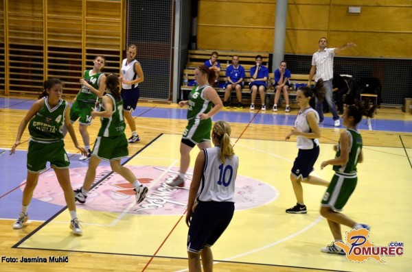 FOTO: Mladinke ŽKK Pomurje v četrtem krogu premagale Panter Ilirijo