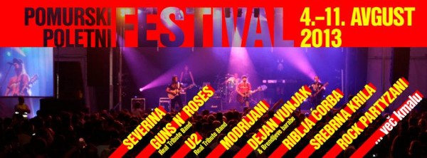 Pomurski poletni festival napoveduje Severino, Modrijane, Ribljo čorbo in mnoge druge