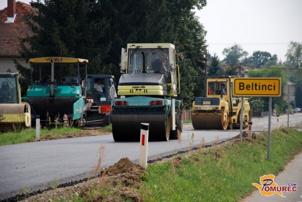 FOTO: V občinah Beltinci, Turnišče in Dobrovnik po prenovljenih cestah