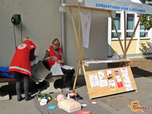 FOTO: Na dnevu odprtih vrat v Zdravstvenem domu Ljutomer zbirali sredstva za nakup defibrilatorja