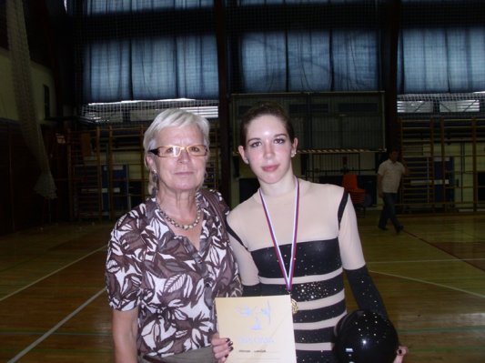 Murskosoboška gimnastičarka postala državna prvakinja v vaji z žogo