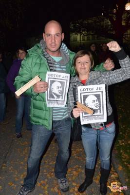 FOTO: Nemir in nered v Mariboru zaradi Kanglerja