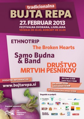 Od danes na voljo vstopnice za tracionalno Bujto repo