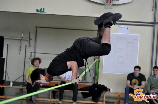 FOTO: Indoor Slackline Sešn v Gornji Radgoni