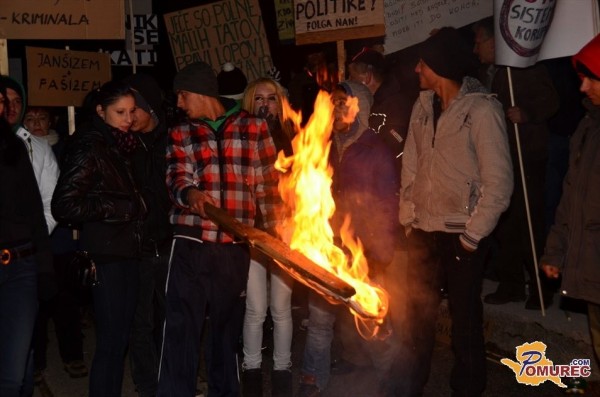 Policija: Protest v Murski Soboti potekal mirno