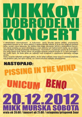 MIKK vabi na dobrodelni koncert za rehabilitacijo 14-letne deklice