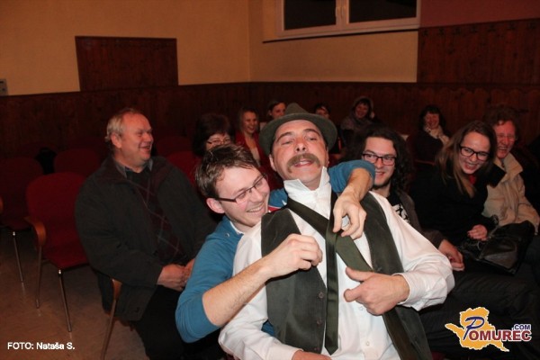 FOTO: Gorazd Žilavec se je v vlogi lovca Bena predstavil tudi na Cankovi 