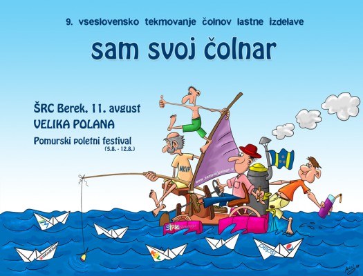 Svojo domiselnost in iznajdljivost pokaži na 9. tekmovanju Sam svoj čolnar