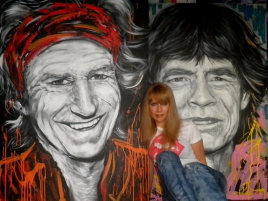 Slike Tamare Vogrin iz Gornje Radgone si bo ogledal tudi brat Micka Jaggerja 