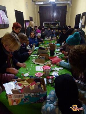 FOTO: Adventne delavnice in jaslice v ledeniški jami v Gornji Radgoni