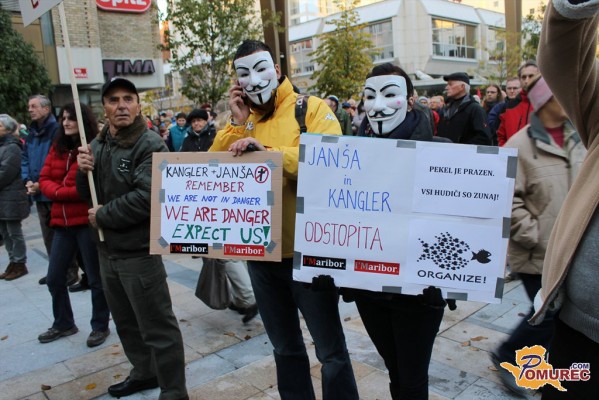FOTO: V Mariboru protest Gibanja 29