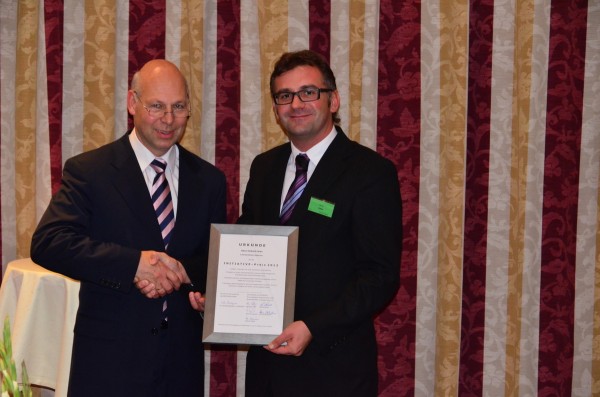 Robert Celec v Nemčiji prejel prvo nagrado za podjetniške dosežke