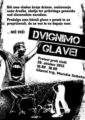 V torek v Murski Soboti protestni shod proti državi