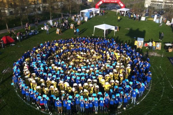 FOTO: Dan ŠOUM - Postavitev največjega štajerskega logotipa