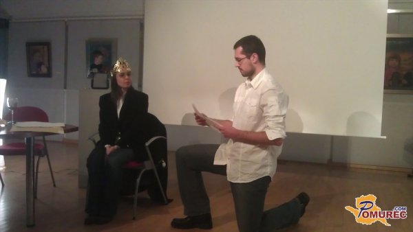 Pesnik in njegova muza v murskosoboškem PAC-u