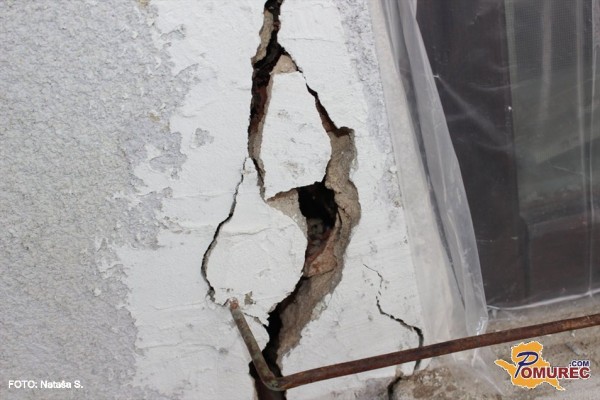 FOTO: V občini Grad zaradi plazu izselili že drugo družino