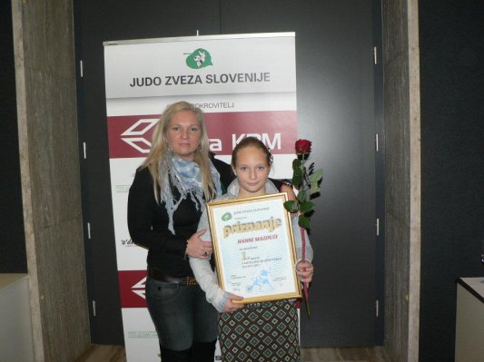 Hanna Mazouzi, najboljša judoistka med mlajšimi deklicami: Želim si še več medalj!