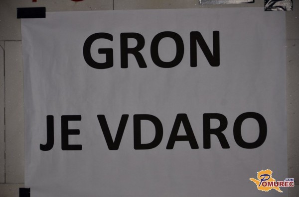 FOTO: Gron je vdaro - tudi Prekmurci izrazili nezadovoljstvo s stanjem v državi