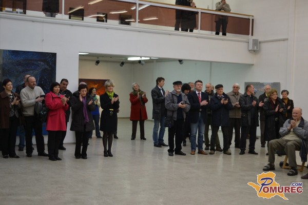 FOTO: Otvoritev likovnih razstav v Galeriji Murska Sobota