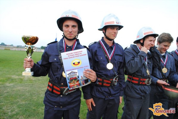 FOTO: Člani A PGD Žižki tretji v Pokalu GZ Slovenije