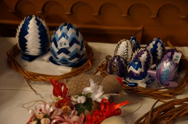 FOTO: V bodonski cerkvi pripravili Velikonočno prodajno razstavo