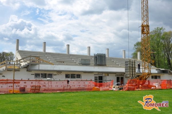 FOTO: Nogometni stadion v Bakovcih dobiva prvo podobo