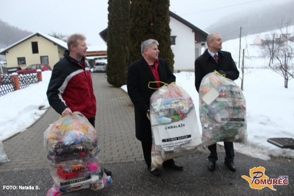 FOTO: Tudi v občini Grad pobrali prve rumene vreče