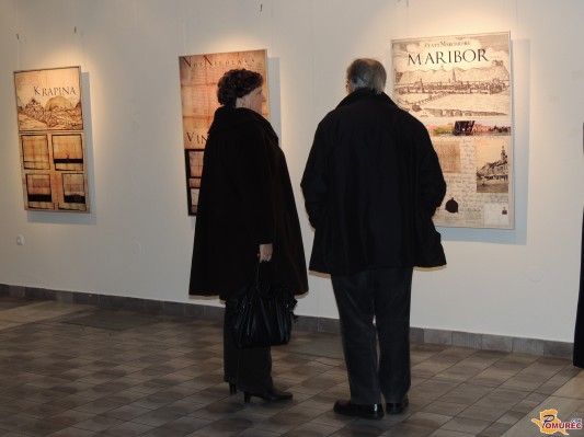 FOTO: V Ljutomeru na ogled razstava Mesta in trgi ob hrvaško-štajerski meji