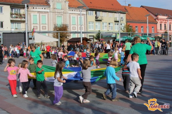 FOTO: Jesenske gibalne čarovnije ob tednu otroka v Ljutomeru