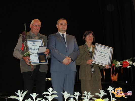 FOTO: V Veržeju ob 14. občinskem prazniku podelili priznanja